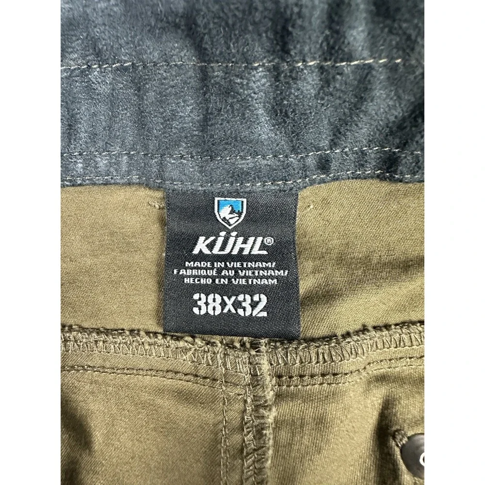Kuhl Pants Mens 36x32 Olive Rydr Lite Klassik Fit Canvas Stretch 5 Pocket Casual